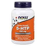 Now Foods Double Strength 5-HTP 200 mg (120 vc) 6 Pack