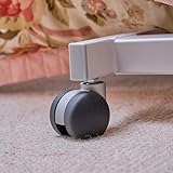 NRS Healthcare EasyLift Overbed/Over Chair Table Beech N43541 Height Adjustable - Standard Base - Image 7