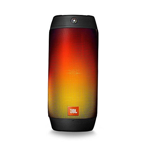 Bild zu JBL Pulse 2 Spritzwasserfester Tragbarer Bluetooth Lautsprecher mit Interaktiver Lightshow und Freisprecheinrichtung - Schwarz