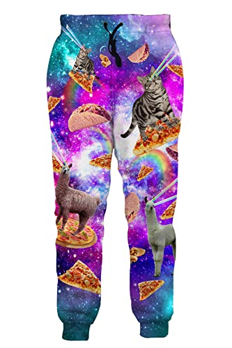 Loveternal Pantalon Hommes 3D Imprimer Joggers Graphique