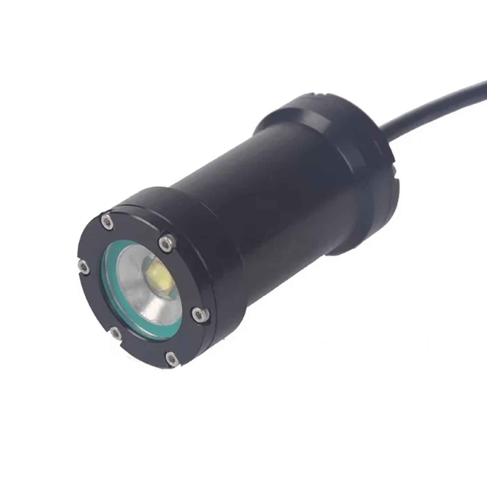 Toplionace Lampada Subacquea Speciale Impermeabile Rov Robot Lampada Pwm Dimming Luce di Riempimento LED 15w Lampada Subacquea Profondità Massima 300m