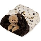 ペットパラダイス 犬 ベッド 遠赤外線 筒型 寝袋 ディズニー プルート (42×70cm) ベッド 寝具