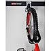 Rubbermaid FastTrack Garage Organization System Vertical Bike Hook Black Holds up to 50 Pounds Wall Mount and Heavy Duty Garage Hanger for Bike Storage