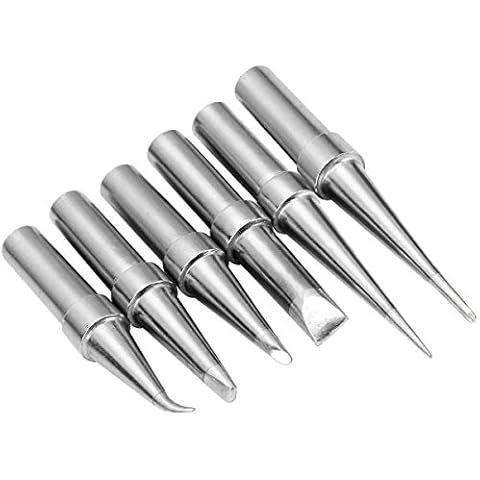 SolderFun ET Soldering Tips for Weller WES51，WESD51，WE1010NA，WCC100，PES51，EC1201A，EC2000.（6 Pcs Set ETB ETD ETK ETS ETBB ETBR02） Cover