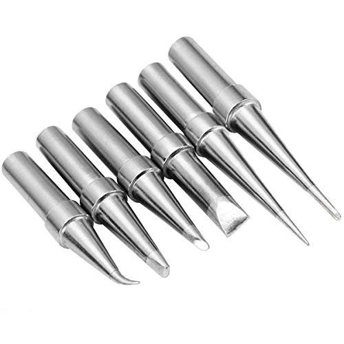 SolderFun ET Soldering Tips for Weller WES51ï¼ŒWESD51ï¼ŒWE1010NAï¼ŒWCC100ï¼ŒPES51ï¼ŒEC1201Aï¼ŒEC2000.ï¼ˆ6 Pcs Set ETB ETD ETK ETS ETBB ETBR02ï¼‰