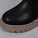 Girls Combat Boots Waterproof Side Zipper Ankle Booties Fashion Anti Slip Low Heel Shoes Comfy Outdoor Hiking Boots