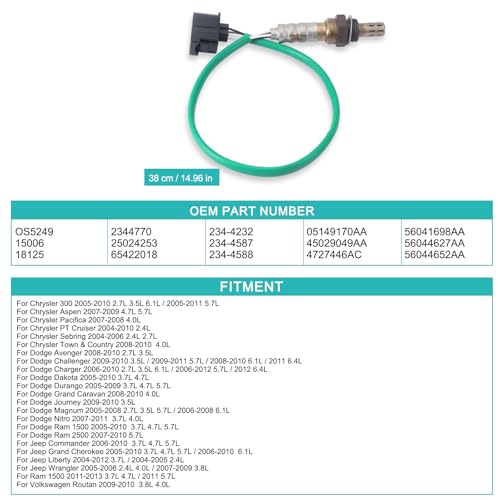 Sensor de Oxígeno AULINK 56028994AA para Carros y Camionetas miniatura 5