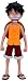 Banpresto One Piece Luffy Cry Heart Series Figure, Volume 2