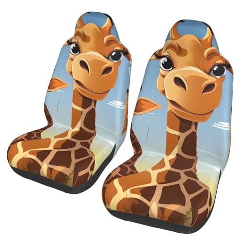 Housse de siège de voiture girafe idéale pour protéger vos sièges après le sport