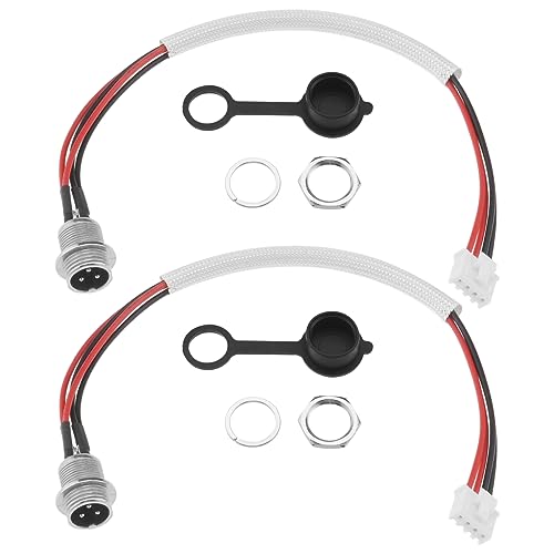 The Lord of the Tools 2 Ensembles de 3 Broches 4 Fils Port de Chargement pour Hoverboard Automatique Scooter Électrique à Équilibrage Accessoires de...