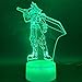 Produktbild Neuheit Licht Final Fantasy Cloud Strife Figur Wohnkultur Farbwechsel Geburtstagsgeschenk für Kinder Schlafzimmer 3D Led Nachtlicht Lampe