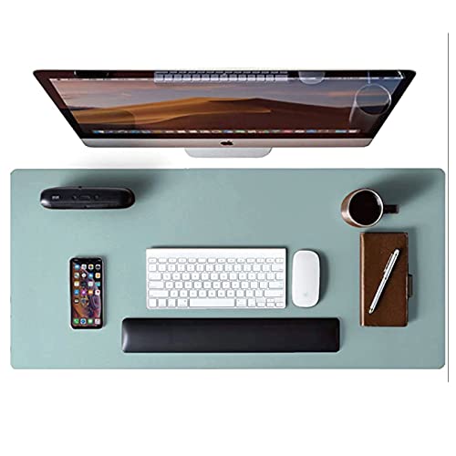 morytrade デスク マット パソコンマット デスクパッド PCデスク 机 防水 オフィス 自宅 大判 80x40cm (パステルブルー)