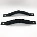 Bartact TAOGHRPBB - Jeep Wrangler JK Rear Side Sound Bar Paracord Grab Handles (PAIR) - Made in USA - BLACK/BLACK