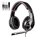 Gaming Headset for Xbox One,PS4, Nintendo Switch, PC, Mac, Laptop, Over Ear Headphones PS4 Headset Xbox One Headset with Surround Sound& Noise Canceling Microphone