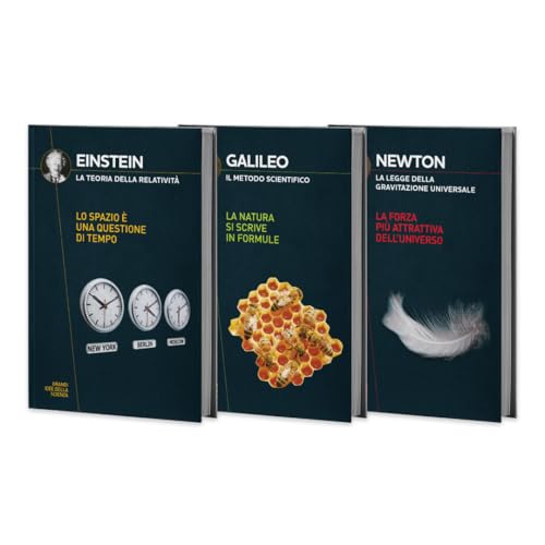  Collezione Grandi idee della Scienza Pack I. Contiene 3 libri: Einstein, Galileo e Newton