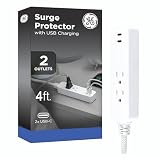 GE 2 USB-C Power Strip