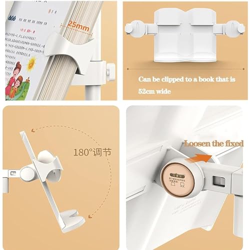 Atril ajustable con ruedas para leer cómodamente en la cama, el sofá o la cocina 3