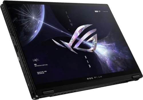 Image of Asus ROG Flow X13 Gaming 2-in-1 Laptop | 13.4 inch FHD+ 120Hz Glossy Touch 100% sRGB | AMD 8-Core Zen 4 Ryzen 9 7940HS (>i9-12900H) | 16GB DDR5 512GB SSD | Backlit FHD IR Camera Win11 Black + HDMI Cable