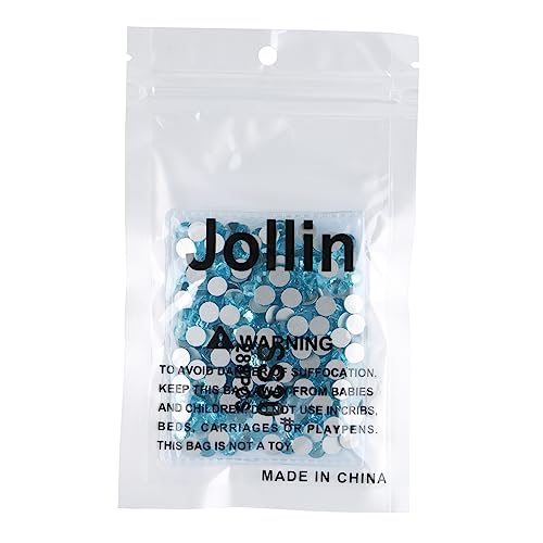 Image of Jollin Crystal Flatback Rhinestones Gems for Crafts 6.4mm SS30, Aquamarine | Glue Fix, 288pcs Glass Rhinestones for Bedazzling, Clothes, Tumblers, Nail Art, Shoes, Bags, Caps & Accessories Decoration
