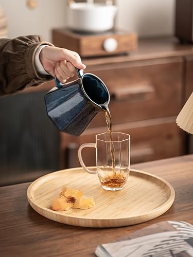 Image of Pour Over Coffee Maker,Ceramic Coffee Maker With 40 pcs Paper Filter,20oz /600ml Pour Over Coffee Dripper (Starry Blue)