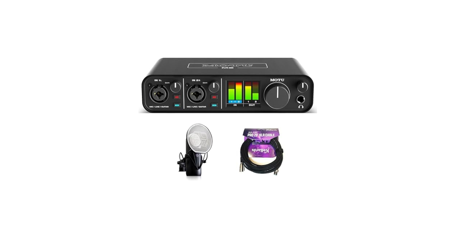 MOTU M2　あっきー Amazon.com: Motu M2 2x2 USB Audio Interface with AKG Project