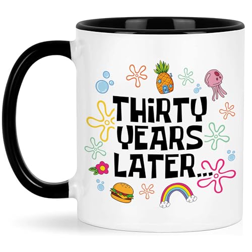 FUNITZ 30th Birthday Gifts for Woman Men, 30 Years Later Mug, 1996 Birthday Cup for Her Friends Sister Daughter, Christmas Bday 30th Birthdays Gifts, Cute 1996 Gift, Best Turning 30 Years Old Cup