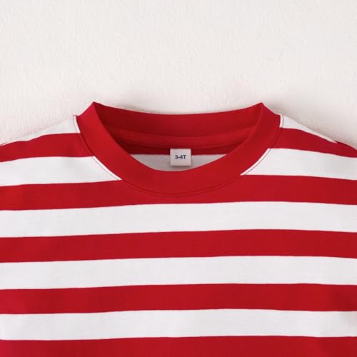 Image of Magic Park 6M-14Y Baby Short Long Sleeve Tee Tops Toddler T-Shirt Kids Solid Color Shirts Boys Girls Casual Blouse