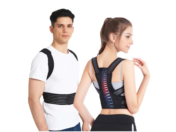 Go4kaizen Posture corrector for women, Back straight belt for men,Back straight belt for women, spine strainght, support belt for back pain, reduce neck, back, shoulder, lumbar pain. (Comfortable, light weight &Universal size) (B0CBVHD2WR) Amazon Price History, Amazon Price Tracker
