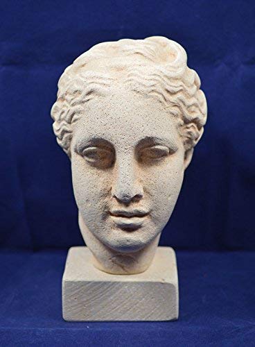 Hygieia Health Busto Escultura Cabeza Antigua Diosa Griega de la Salud Asclepio Hija