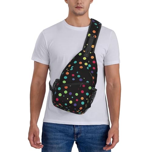 Bolso Pequeño Cruzado para Senderismo Unisex Negro miniatura 7