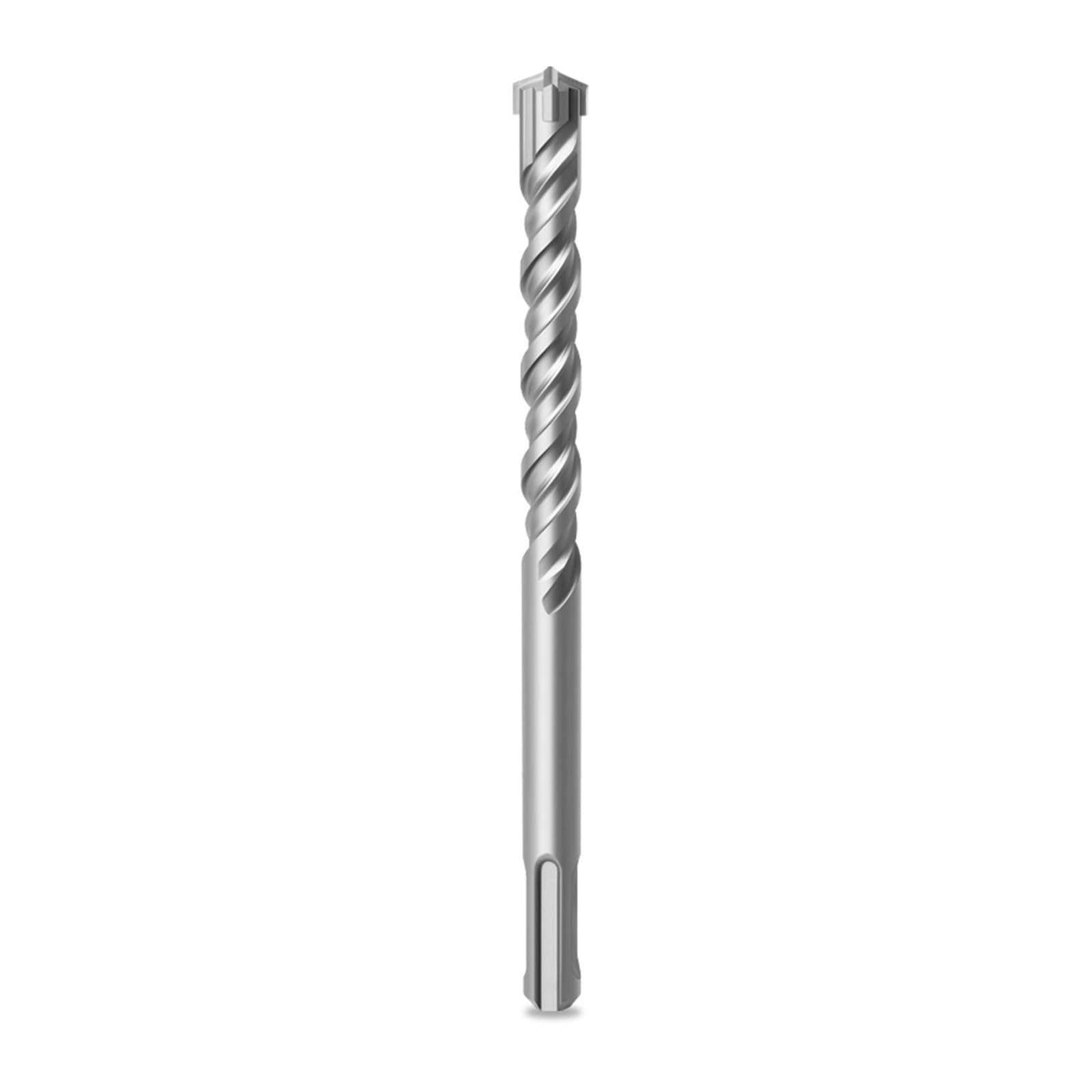 Broca de impacto for martillo rotatorio SDS Plus con punta de carburo de 6-32 mm de diámetro for hormigón, for ladrillo y piedra.(25x500mm)