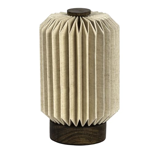 JONATHAN Y Banks 8.5" Minimalist Small Pleated Column Lamp, Natural by JONATHAN Y - Used condition - US$67.67