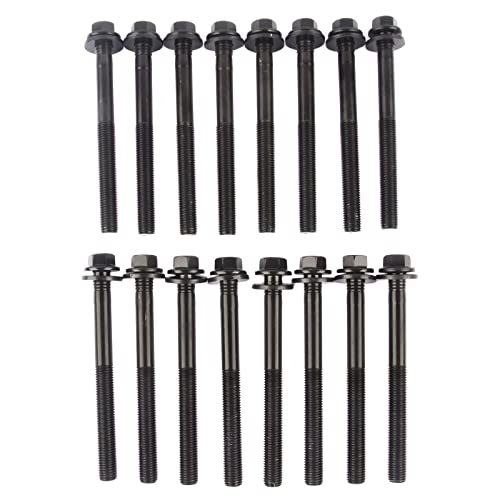 Image of HS26541PT Head Gasket Bolts Kit Replacement for 2011-2016 Chrysler Jeep Grand Cherokee Dodge Ram 3.6L V6 Pentastar Engine