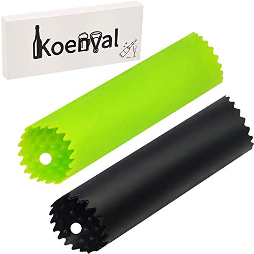 PRO Garlic Peeler Koenval Large Food Grade Silicone Tube Roller 2 Pieces Useful Kitchen Gadget Garlic Tools Easy To Roll Odor-free