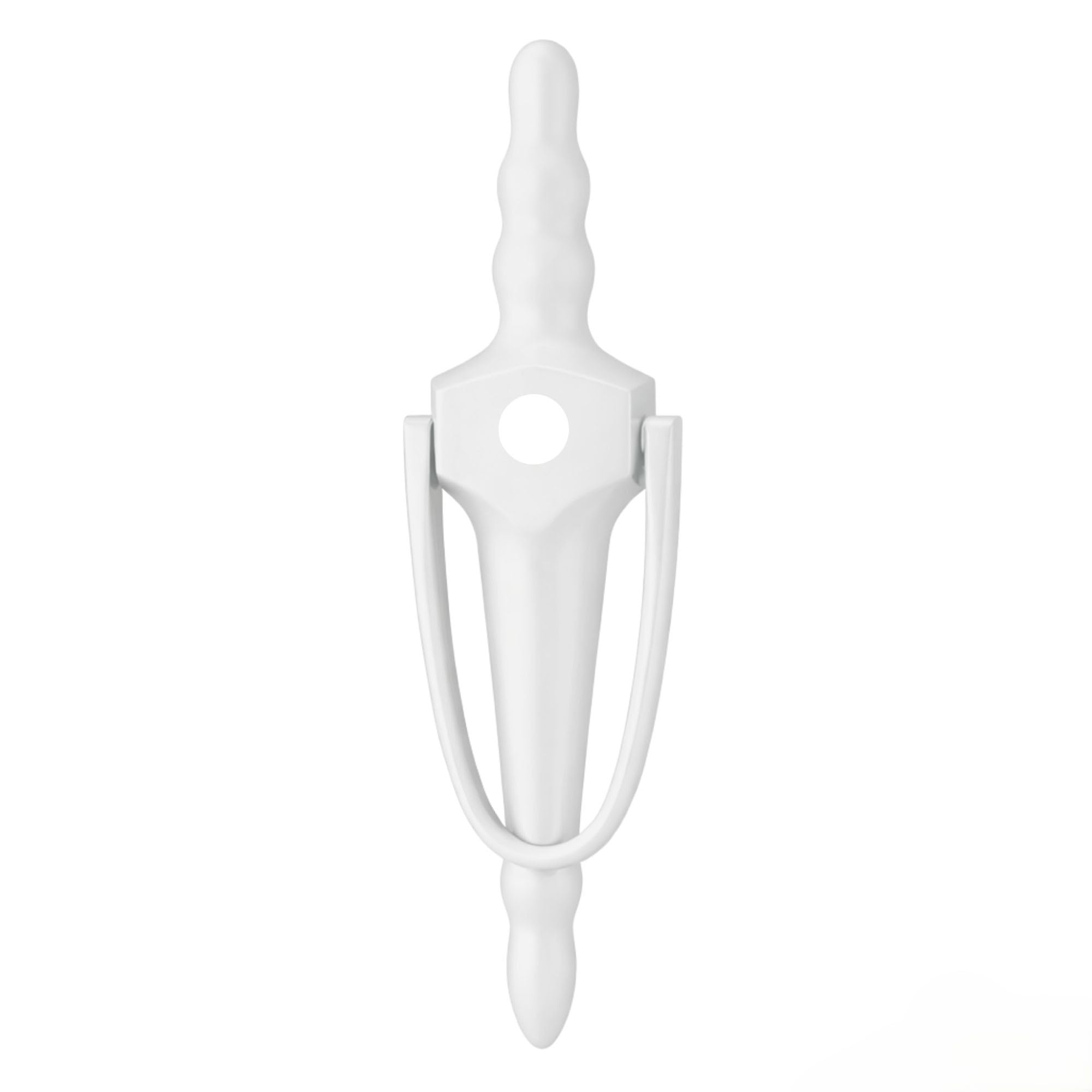 Uap White Slimline Victorian Urn 8 Inch Door Knocker With Bolt Through Fixings In Finish