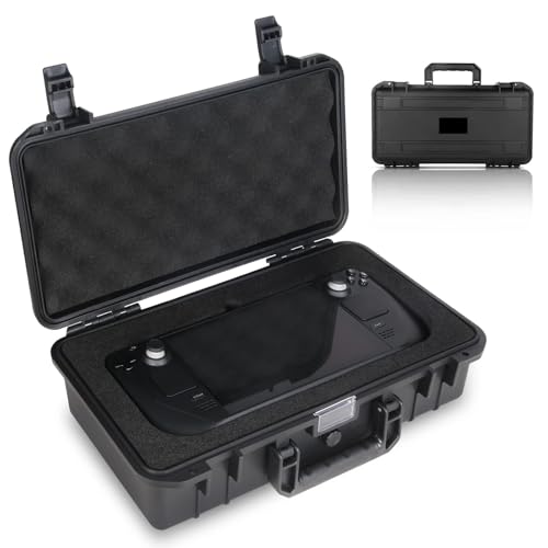Estuche para Steam Deck LCD de alta resistencia con bolsa rígida e impermeable