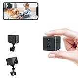 Kleine Kamera Volles HD 1080P Mini Überwachungskamera WLAN Sicherheitskamera Lange Batterielaufzeit Videoüberwachung Live-APP Babyphone Nachtsichtkamera mit Bewegungsmelder Kostenloser Cloud-Speicher