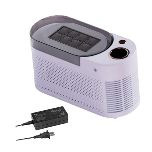 Generic Countertop Ice Maker Machine Mini DIY Drinks Lightweight Compact Ice Machine Portable for Kitchen Travel Camping Party Home, No Car Power Cable