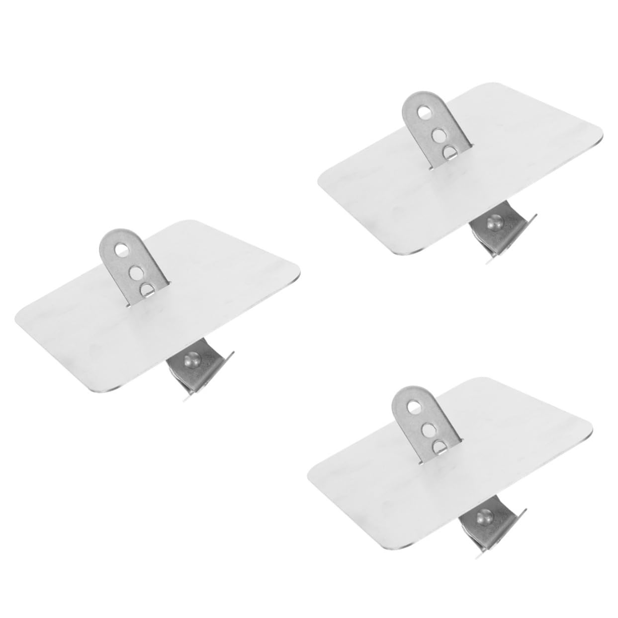 PRETYZOOM 3 Set Blocco Commerciale Serratura Serrature Per Porte Serrature Per Cassetti Blocco Di Sicurezza Blocco Congelatore Commerciale Acciaio Inossidabile