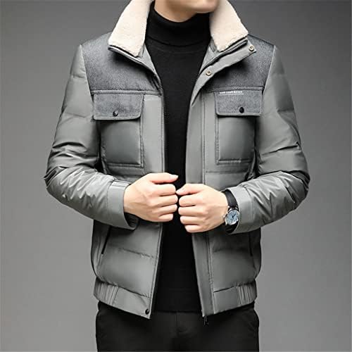Down Jacket Wool Collar 