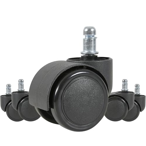 Symino Lote de 5 Ruedas Giratorias 360