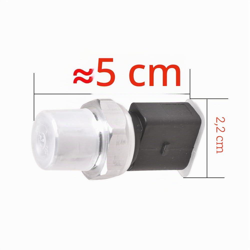 LoreenCar Pressostat Climatisation, capteur pression AC, pour Audi, VW, Skoda, Seat, Porsche, 1K0959126E, 1K0959126A, 5K0959126, 82CP0905, 1J0959126, capteur pression clim