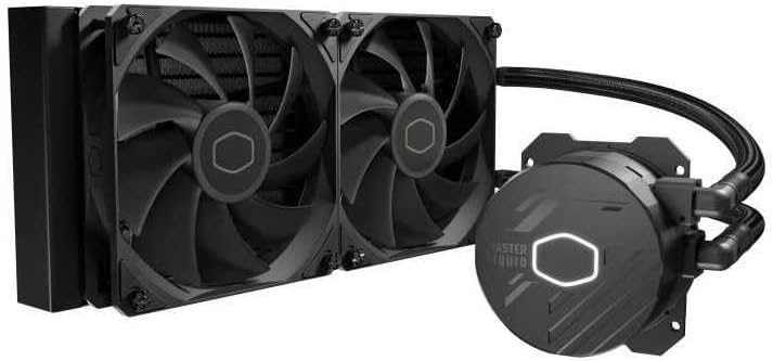 Cooler Master ML240L Core CPU Liquid Cooler - Black | Support Intel & AMD Processor - LGA1700, LGA1200, LGA1151, AM5, AM4 | Gen S Dual Chamber Pump | 240mm AIO | New Pressure Optimised Fans