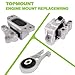 Motor Mount Transmission Mount mountst Compatible with 2015 2016 2017 2018 Jeep Renegade Fiat 500X L4-2.4L Replace# A5898 A5987 A5862