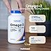 Nutricost Omega 3 Fish Oil - 2500MG, 120 Softgels (40 Serv) - Fish Oil, Wild Caught! 1200mg EPA 850mg DHA - Non-GMO, Gluten Free