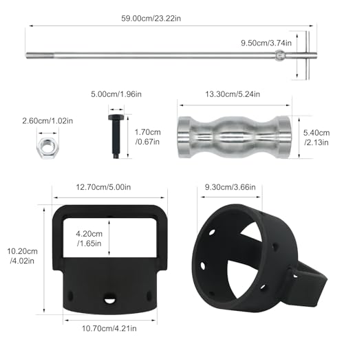CHGJ CV Axle Removal Tool for ATV & UTV, Heavy Duty CV Axle Puller with 3.8lb Slide Hammer, Heat Treated Driveshaft Removal Tool Set by CHGJ - Image 2