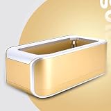 Dxcaicc Macchina Copriscarpe con 200 Pezzi Copriscarpe Copristivali USA e Getta Impermeabile, Dispenser Automatico Resistente di Copriscarpe,Ufficio, Negozio,Giallo