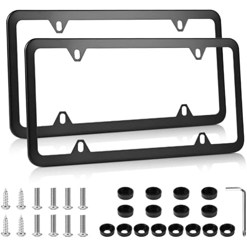ZSZT License Plate Frames Cover