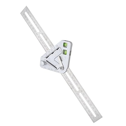 DOITOOL Regla de medición multifuncional Regla de ángulo Plegable Rafter Square Machinist Nivel de carpintería cuadrado