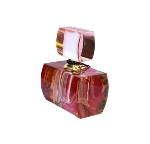 Hand-Painted Rose Glass Perfume Bottle with Dauber Stick - Elegant Vanity Accessory and Thoughtful Gift for Women - Image 6